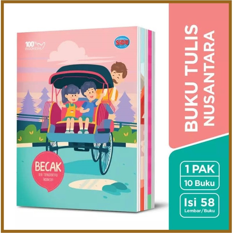 

Buku tulis 58 Lembar 1 Sidu Pack Murah