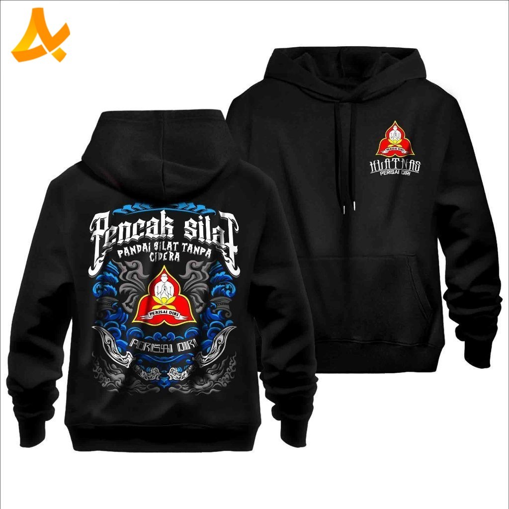 Jaket Hoodie KLATNAS PERISAI DIRI 1955 Terbaru - Exlusive Sablon Premium Distro Kaos Silat PD 1955
