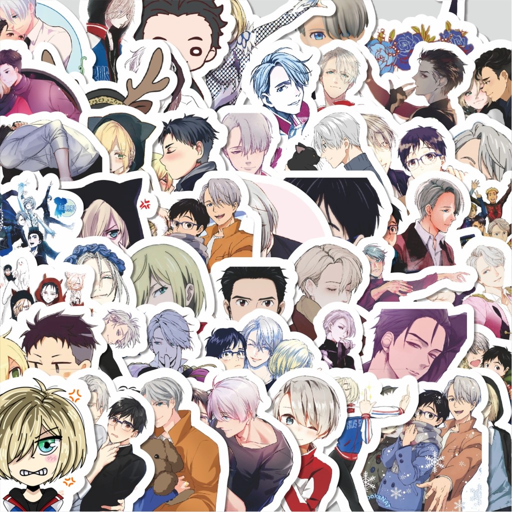 

Stiker Cutting Pack Stiker Anime Yuri On Ice Char Mix 1 Isi 100Pcs Series Aesthetic Lucu Keren Untuk Koper Bahan Vynil