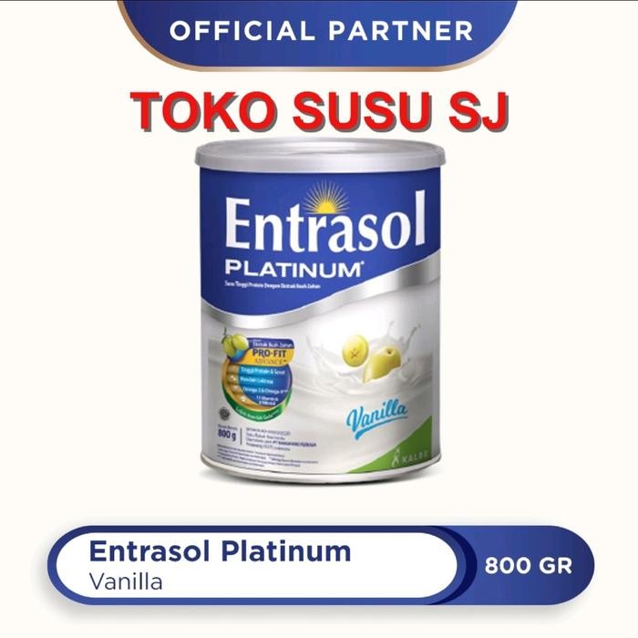 

Entrasol Platinum Vanilla Coklat 800 Gram - Susu Cokelat - VANILA