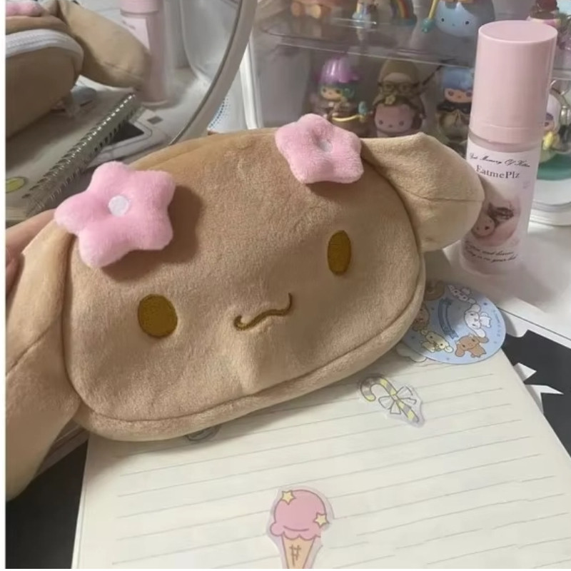 

Mocha Brown Cinnamoroll Pencil Case Japanese For School Cute Pencil Pouch Storage Organizer Makeup Bag Cosmetic Bags Gift