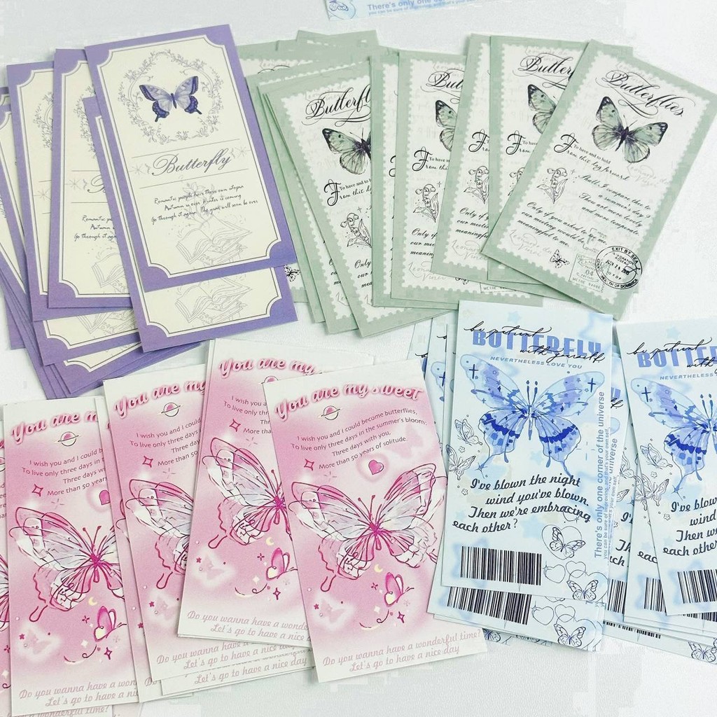 

[HARU] Butterfly Series Sealing Stickers Stiker Segel Lucu Stiker Packing