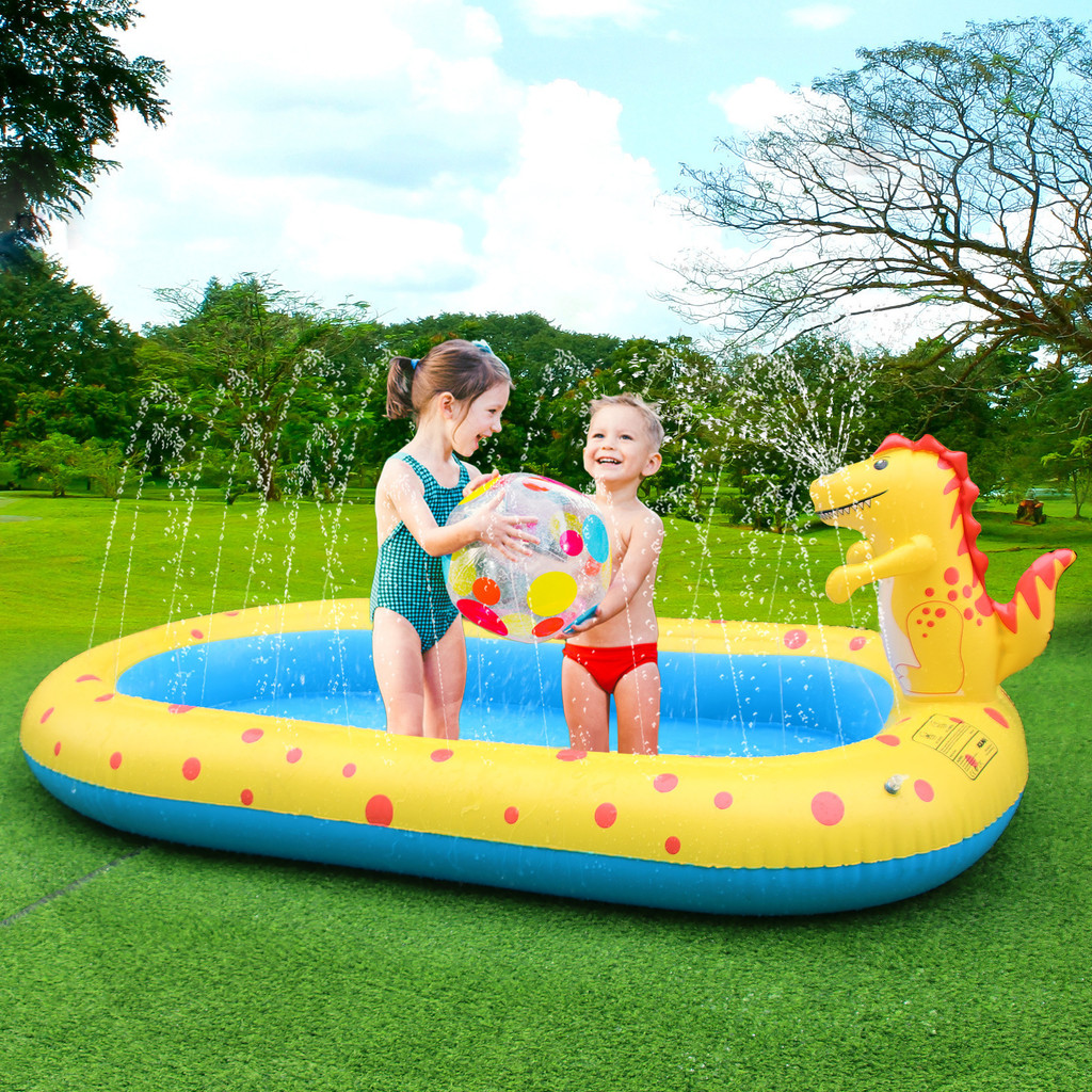 Popular Children's Cartoon Swimming Pool Version Elegant Family Pool Inflatable Lounge Thickness Hom