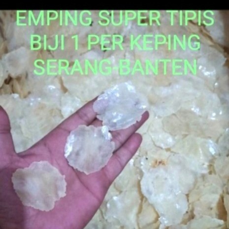 

Best Emping melinjo Mancak 1kg ukuran 1 kecil tipis