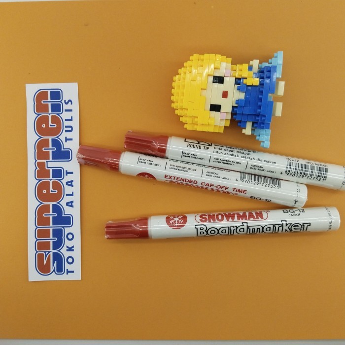 

Spidol Papan Tulis Snowman Boardmarker Merah