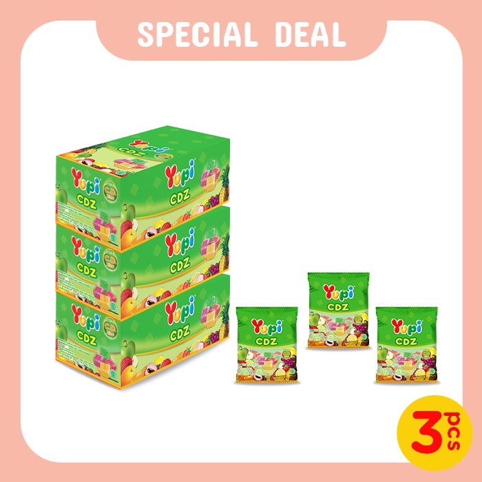 

Package Yupi Gummy CDZ Display Box ( 3 Box ) - Special Deals