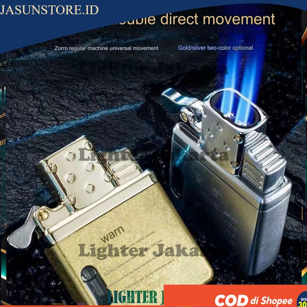 Insert Korek Api Double Las Gas Zorro Lighter 513