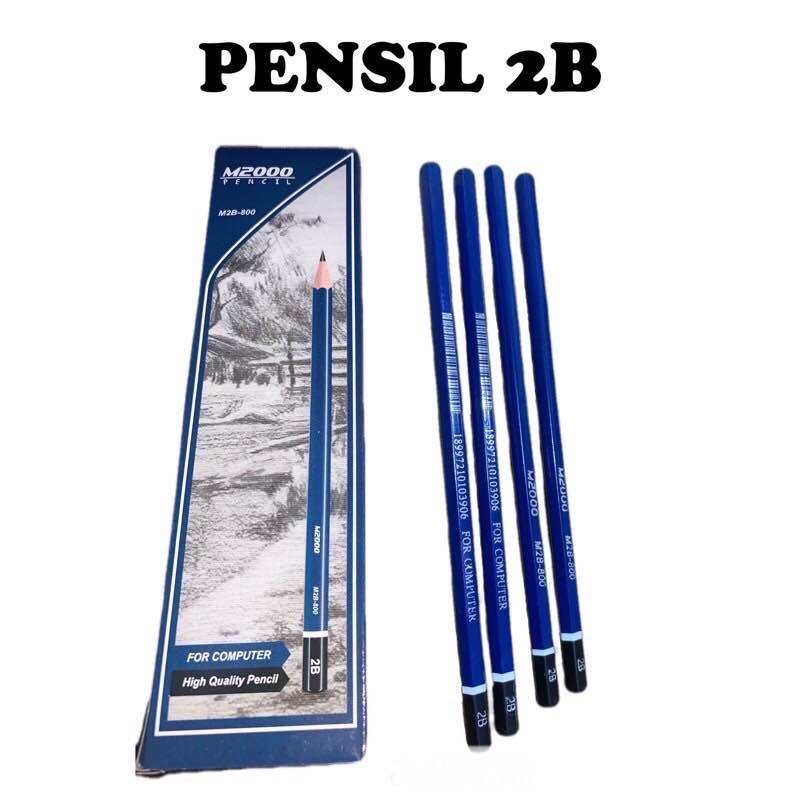 

1 PACK ISI 12 PCS PENSIL 2B M2000 / ALAT TULIS PENSIL 2B M2000 / PENSIL UJIAN 2B M2000