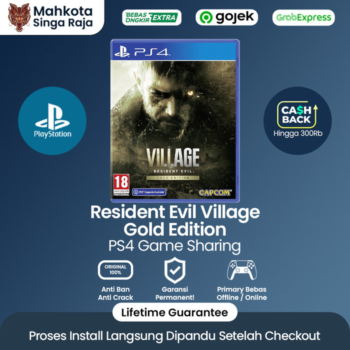 Resident Evil 8 Village Gold Edition - PS4 - PlayStation4 Game Sharing