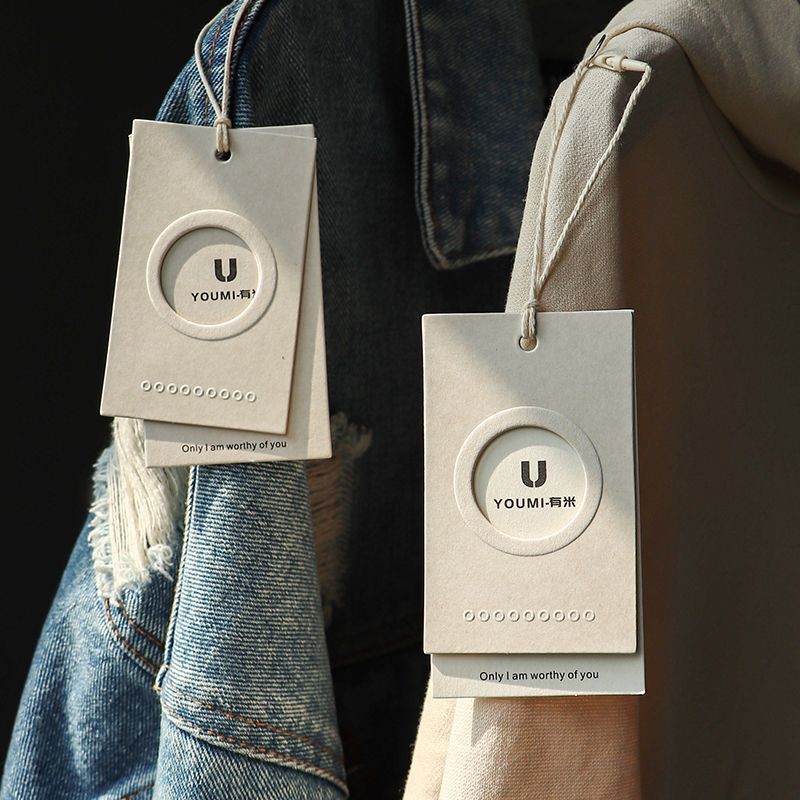 

Fashion Clothing Store Hangtags Custom Clothes Simple Labels General Use Inisex Hollow Customized Hanging Tags