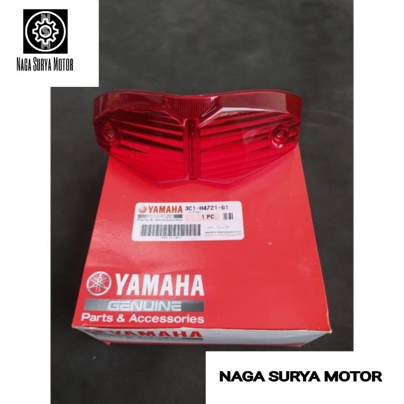 Mika lensa lampu stop dalam Yamaha Vixion old 3C1-H4721-01 ORI YGP