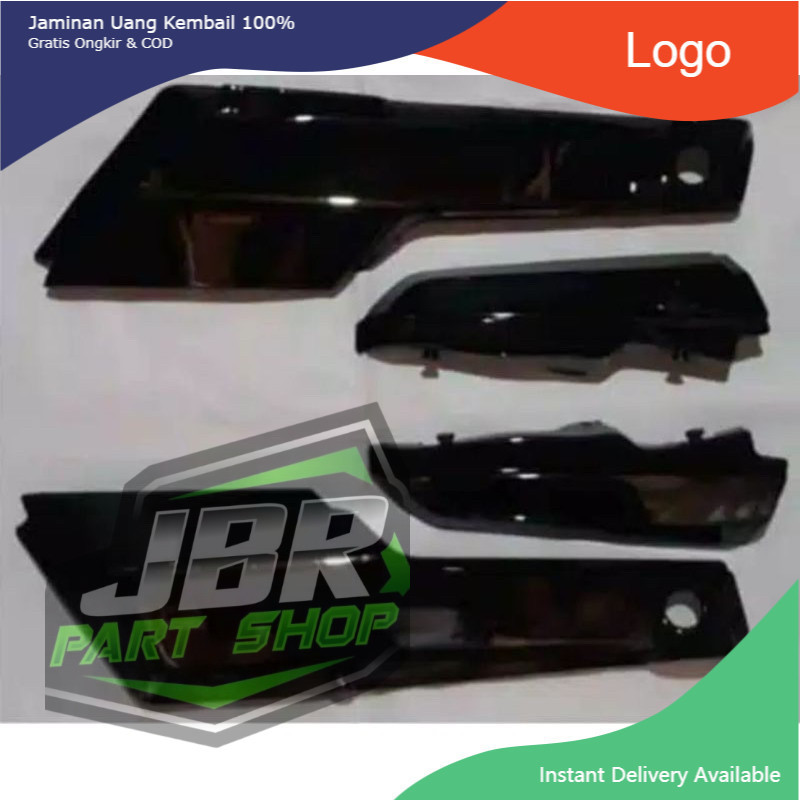 COVER BODY WIN BODI WIN BODY BODI HONDA WIN 100 WARNA HITAM SILVER