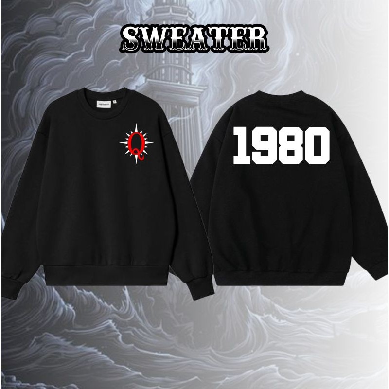 Sweater IKSPI 1980 Sablon DTF Bahan Premium IKSPI MERCH