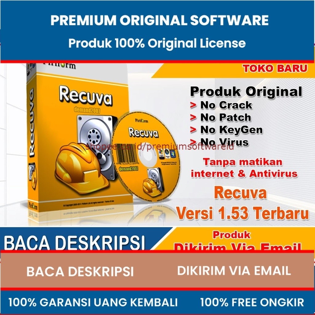 Recuva File Data Recovery 2024 Pro Terbaru Full Version Lifetime - Software Recovery Data Recuva unt