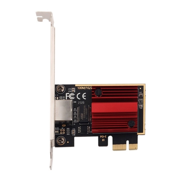 2.5GB PCIe Networking Card RTL8125 Chip 2.5G Ethernet Interfaces Wlan Adapter D5QC