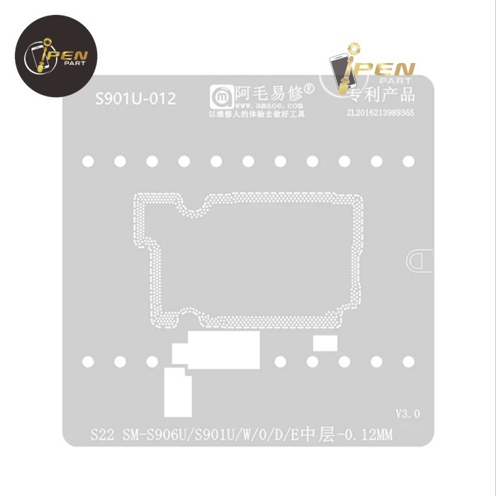 YP99 Plat Cetakan Mesin S22 Samsung Original Bga Stencil