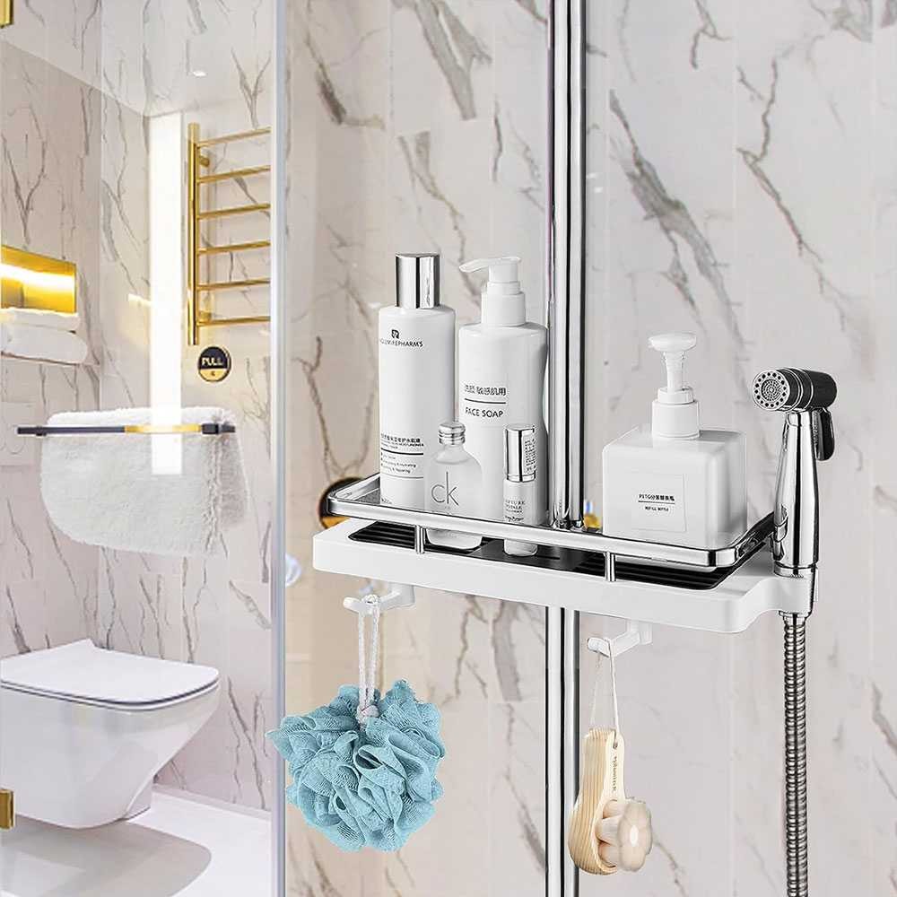 

Mosodo Rak Gantung Kamar Mandi Floating Organizer Storage Rack - E193