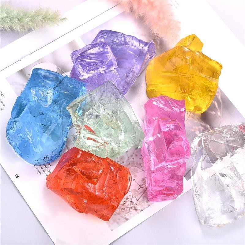 

100g 7 Colors Jelly Wax DIY Candle Making Material Transparent Wax Raw Material Crystal Wax Smokeless Candle Making Home Decor