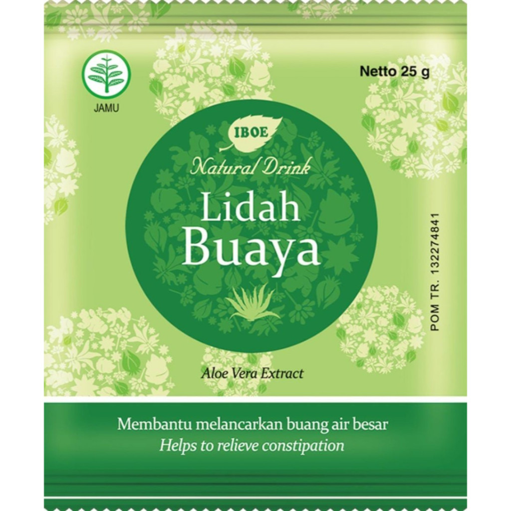 

Jamu IBOE - Natural Drink Lidah Buaya 25gr x 10 Sachet / Jamu Traditional