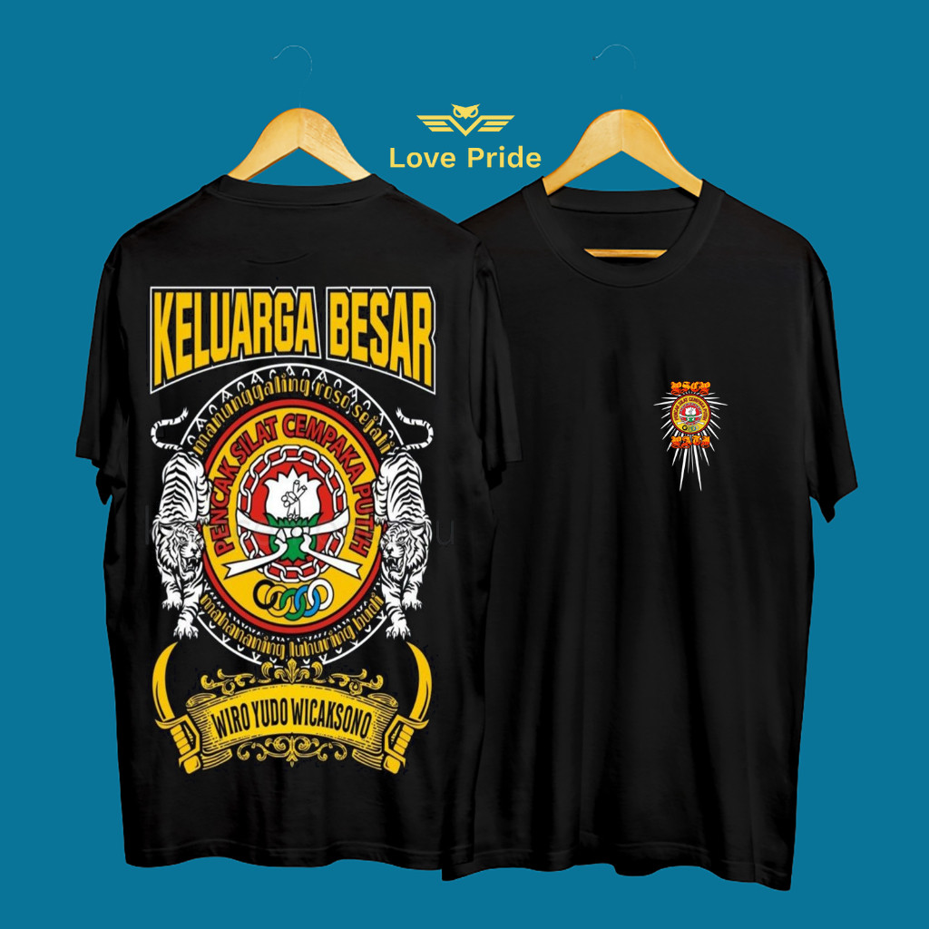 Kaos Tshirt Baju Distro Pencak Silat Keluarga Besar PSCP Cempaka Putih Premium Terbaru