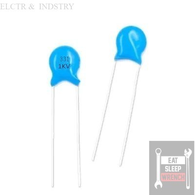 Capacitor 1000PF 1KV 102 1000V IC Transistor dan mosfet