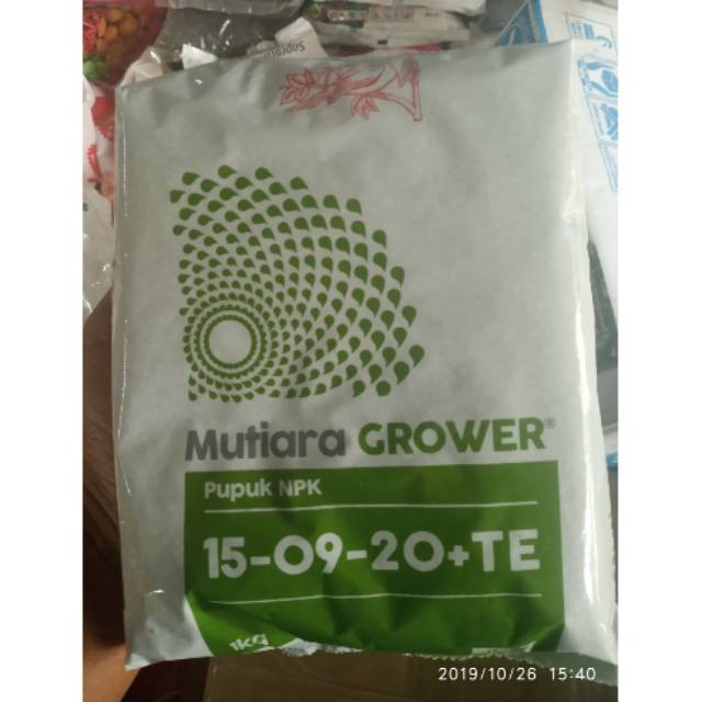 Kemasan Original Pupuk NPK Buah Mutiara Grower 1 kg