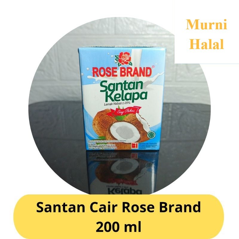 

Santan Kelapa Cair Rose Brand 200ml