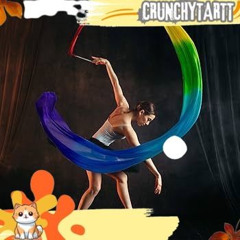 REUDY Twirl Streamer Sutra Aksesoris Tari Tamborin Gereja Ballet Twirling PRPT
