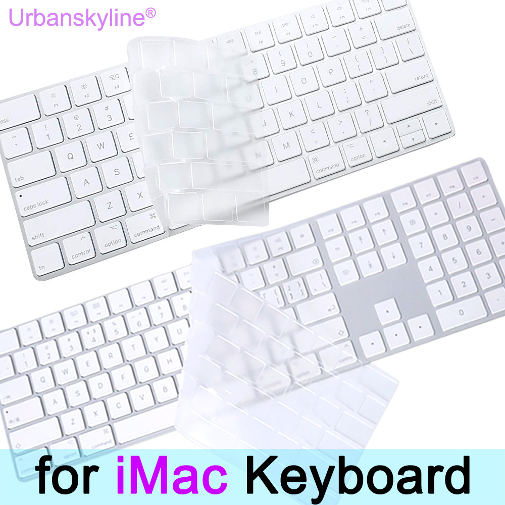 Keyboard Cover for iMac Magic A1644 A1843 A1314 A1243 A2449 A2450 A2520 Bluetooth Silicone Protector