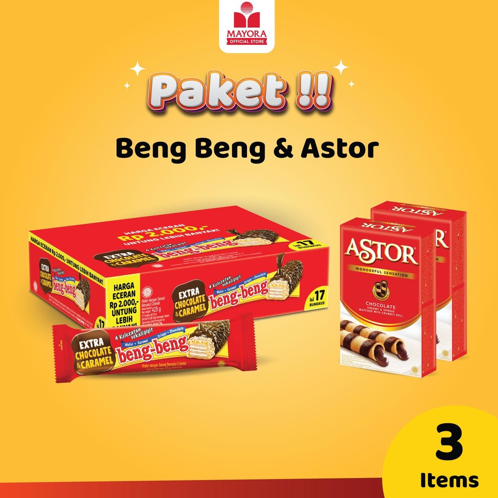 

Paket Wafer Beng Beng dan Astor