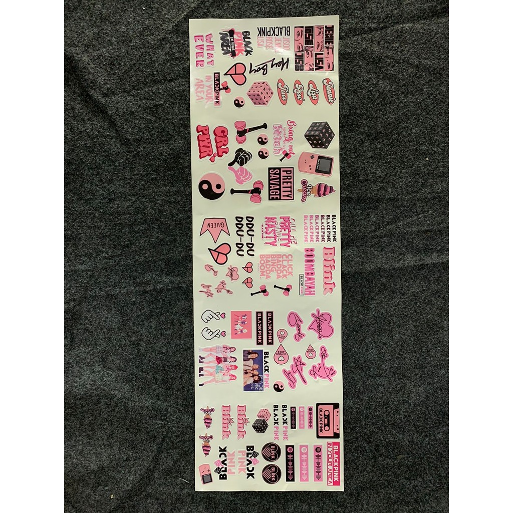 

75 PCS BLACKPINK ANTI AIR STIKER VYNIL SUDAH TERPOTONG STIKER BLACKPINK UNTUK LAPTOP CASE TUMBLER KOPER HP DLL