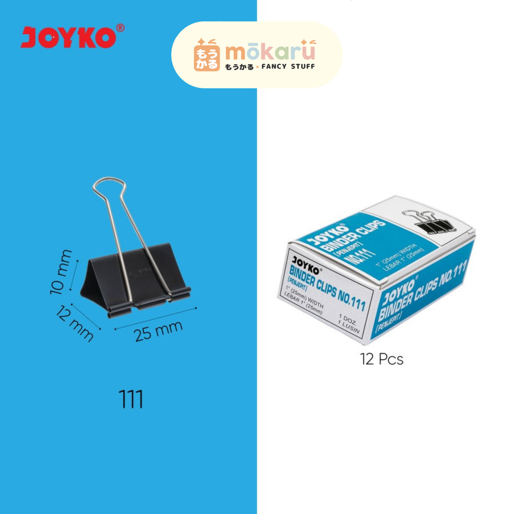 

Joyko Binder Clip Penjepit Kerja 111
