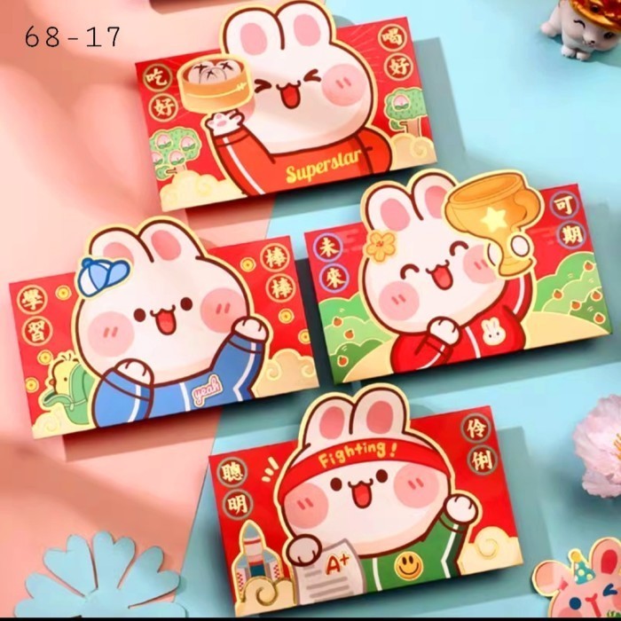 

Angpao Imlek/aksesoris imlek Angpao Merah Box Mini isi 23 Ampao Imlek - 68-17 PJG isi 4