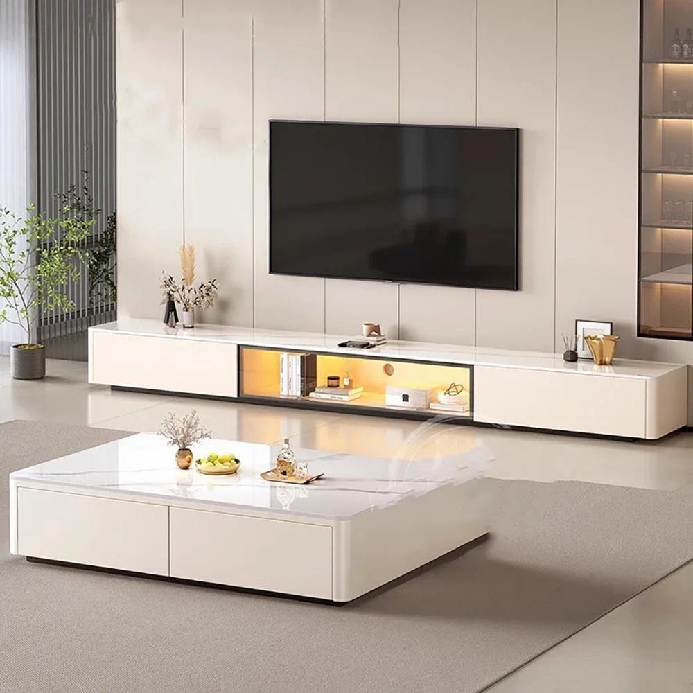 Living Room Display Tv Stand Simple Industrial Modern Luxury Tv Cabinet Storage Bedroom Tv Srank Woh