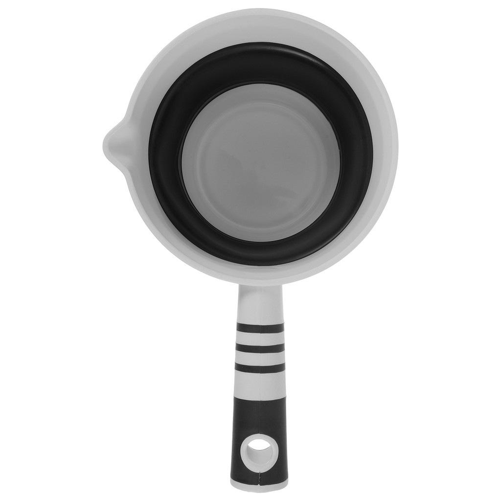 

Folding Water Ladle Plastic Long Handle Collapsible Bath Ladles Kitchen Water Scoop Dipper clean Washing multiuse Camping Tools