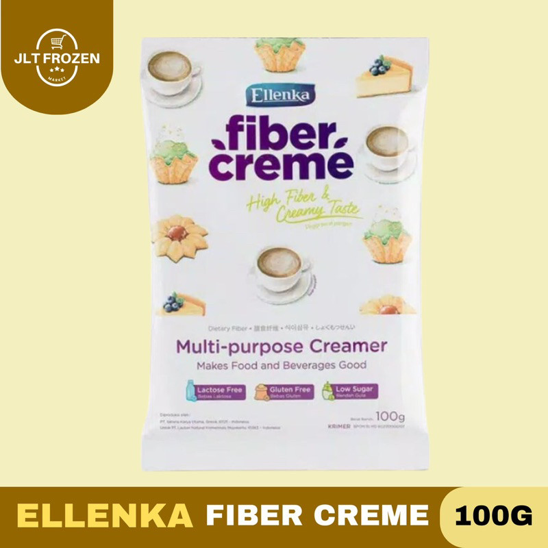 

Fiber Creme Ellenka 100g / High Fiber & Creamy Taste / Multipurpose Fiber Cream / Krimer Tinggi Serat