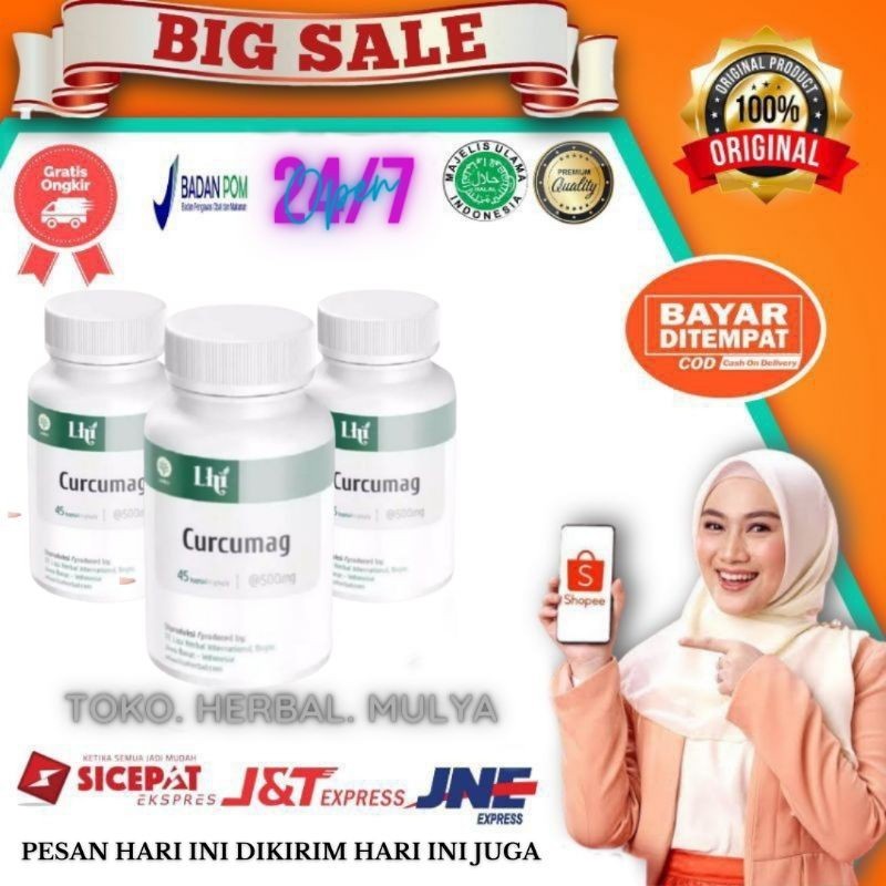 

[ COD CURCUMAG - Curcumag Obat Kesehatan Lambung Atasi Gejala Magh Herbal Original(GRATIS ONGKIR)