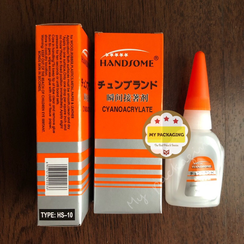 

Lem Super Glue / Korea Handsome 20ml - Terbaik Original Bisa COD