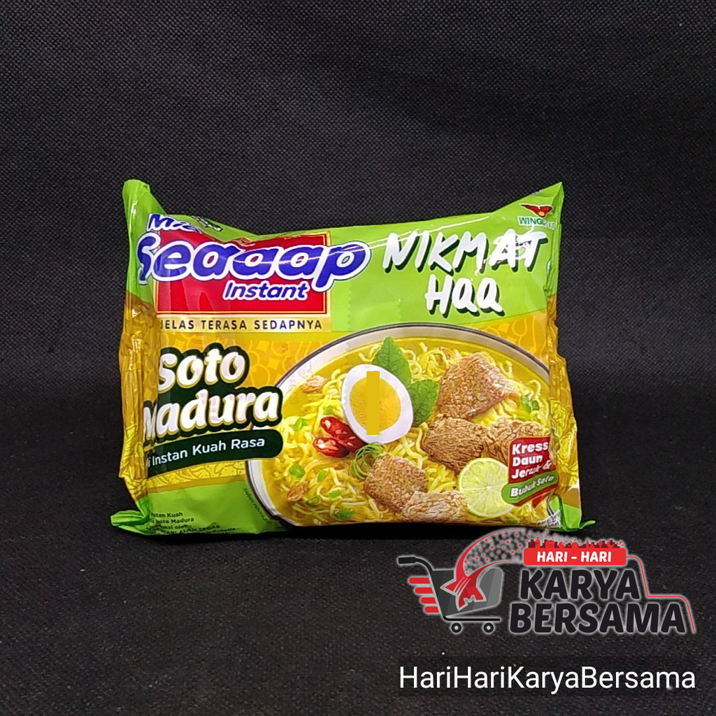 

MIE SEDAAP MI INSTAN KUAH SOTO MADURA 82GR