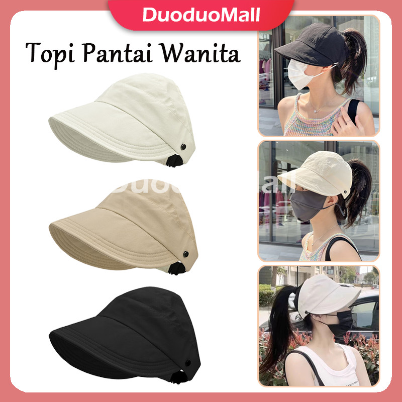 Topi Wanita Pelindung UV/ Topi Golf Topi Pantai Topi Anti UV Olahraga Fashion