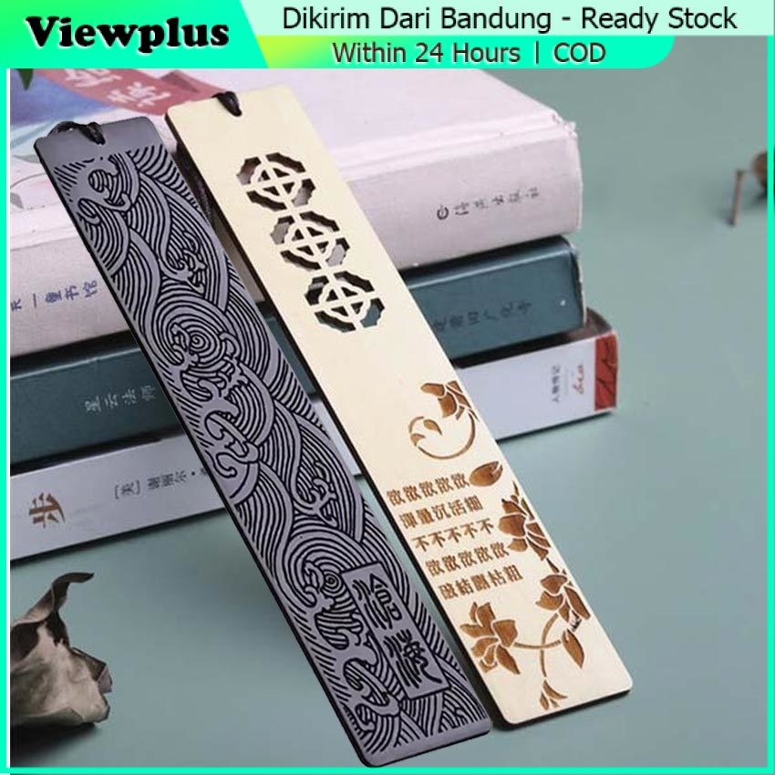 

Pembatas Buku Bookmark Kayu Custom Souvenir Gift Hadiah Alat Tulis Penanda Buku Gaya Cina
