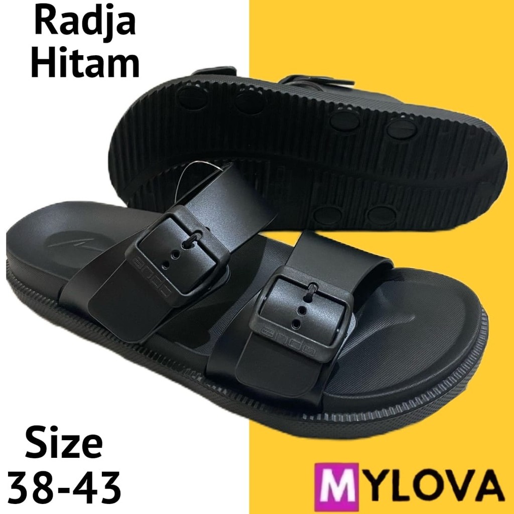 Ando Radja Sendal Slop Pria Santai Ukuran 38-43