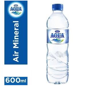 

Aqua minuman air mineral kemasan botol 600 ml