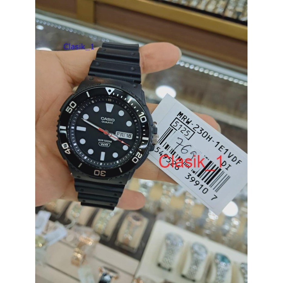Original 100% CASIO MRW-230H-1E1VDF Jam Tangan Pria Analog MRW230H MRW-230H-1E1 Garansi Resmi
