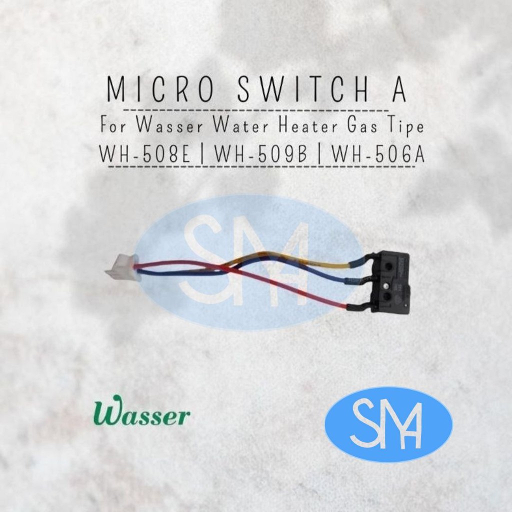 Micro Switch A for Wasser Water Heater gas competible for WH-508E | WH-509B | WH-506A
