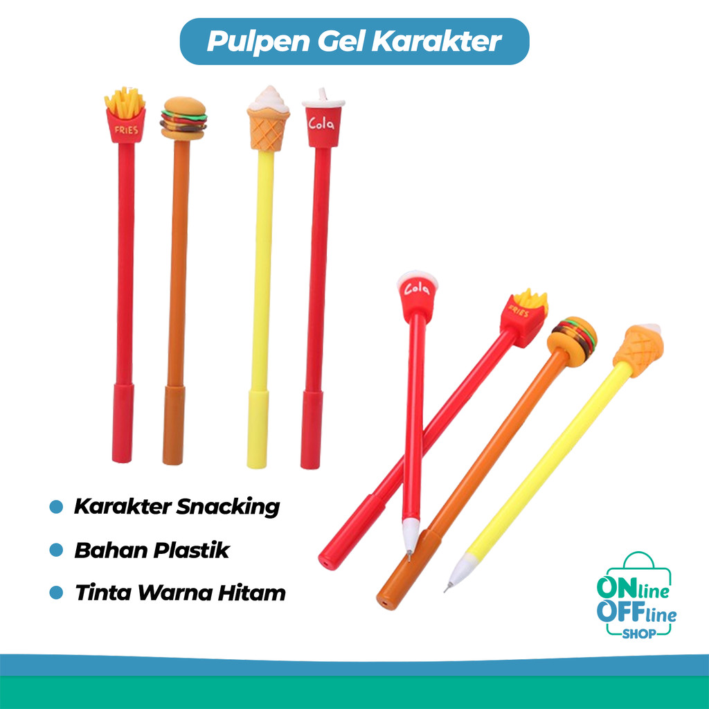 

Pulpen Tinta Anak Sekolah Karakter Snacking 1138