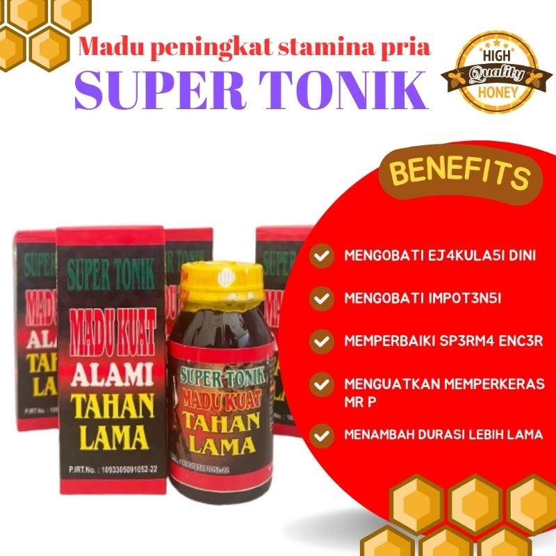 MADU SUPER TONIK ASLI TAHAN LAMA COD ORIGINAL