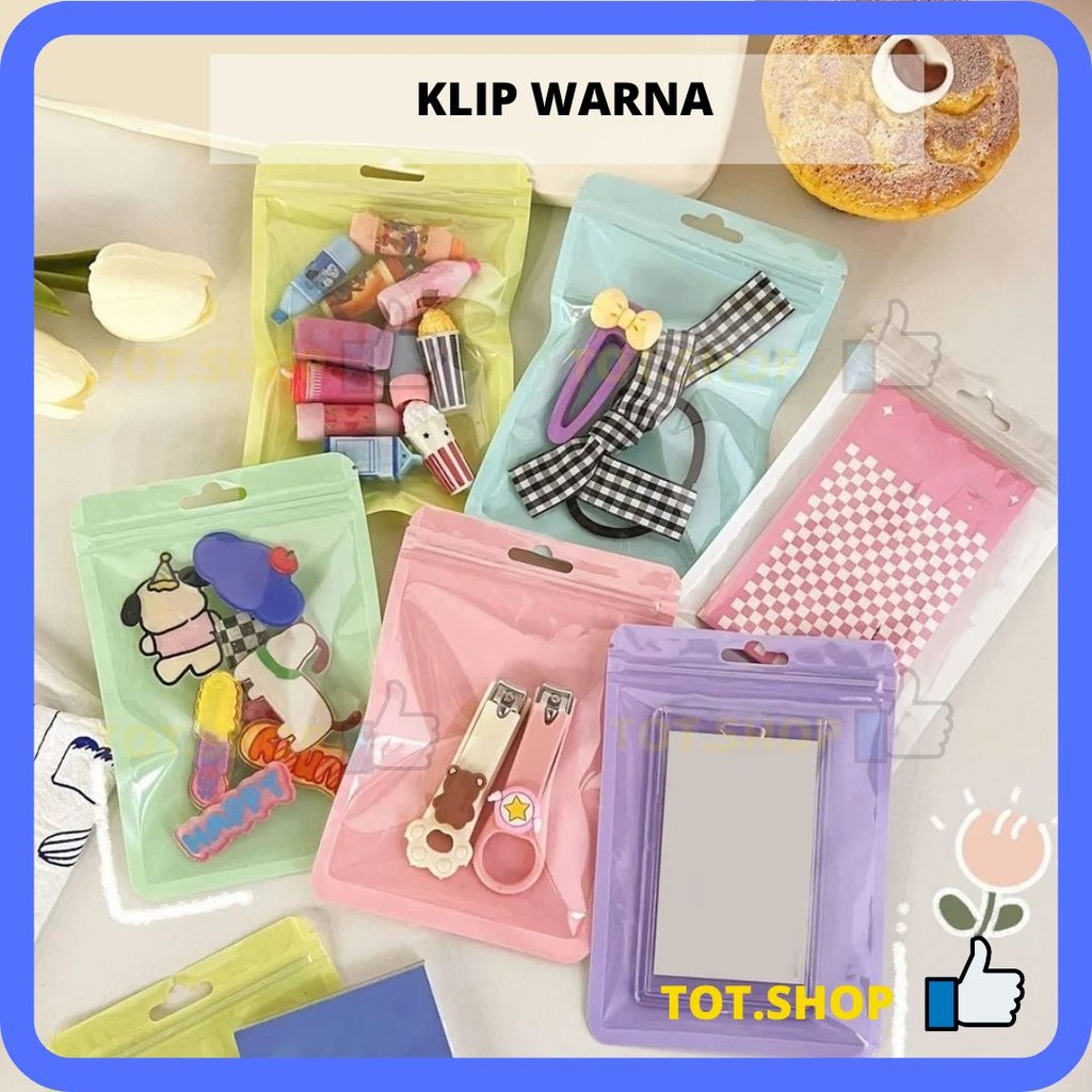 

[1-Pcs] Klip warna ziplock plastik klip warna warni serbaguna Plastik Lucu Klip perhiasan aksesoris dan hadiah