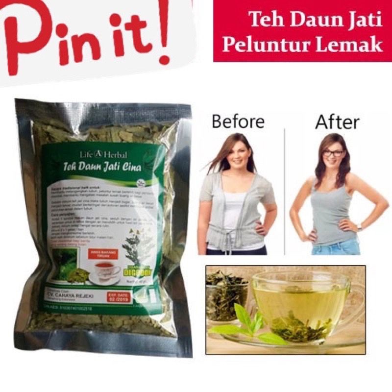 {Bisa kirim instant COD Medan Termurah}Teh Daun Jati Cina Original 100% alami Herbal Teh Pelangsing 
