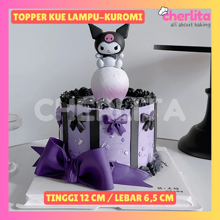 READY Topper Kue Karakter Kuromi Cinnamoroll Kartun Anak Hiasan Cake Ultah